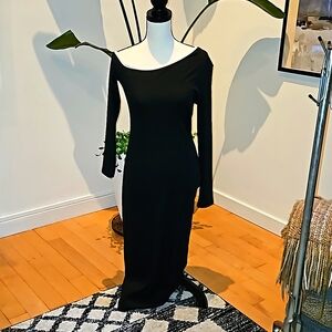 Cider jersey long ribbed dress size M